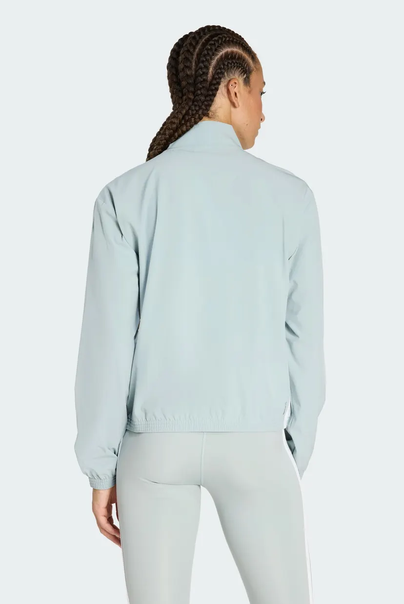 Жіноча м'ятна куртка Train Essentials 3-Stripes Woven Warm-Up Jack 3
