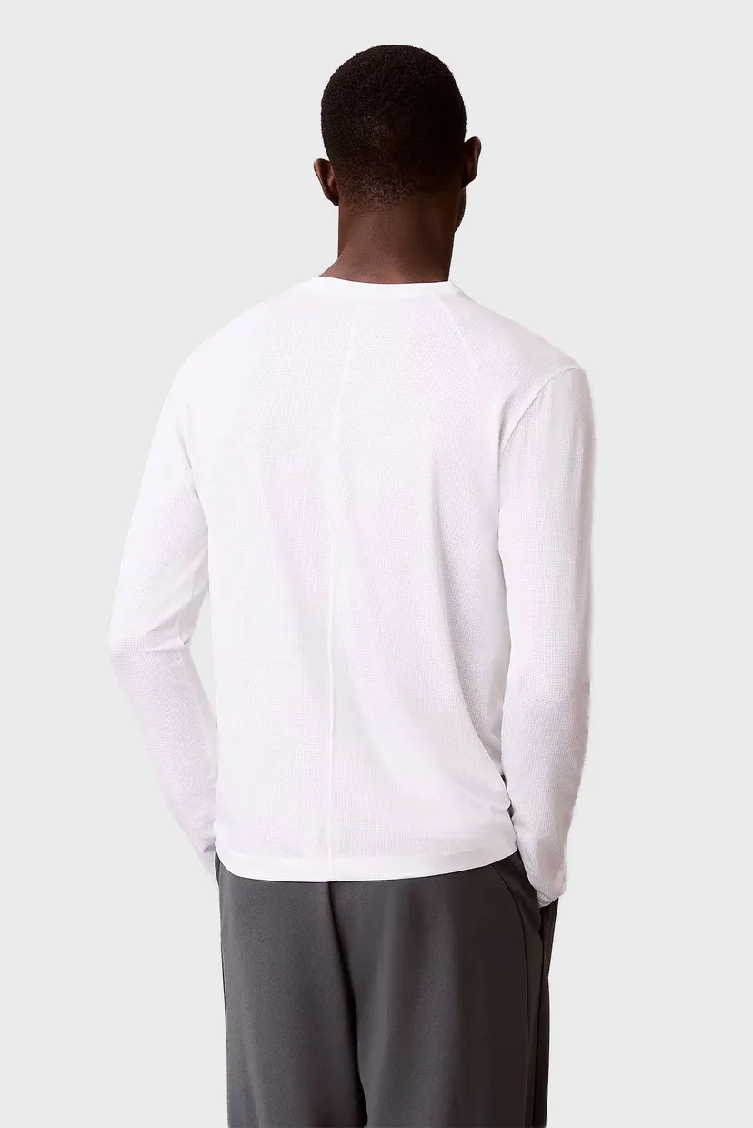 Чоловічий білий лонгслів LS TEE 3