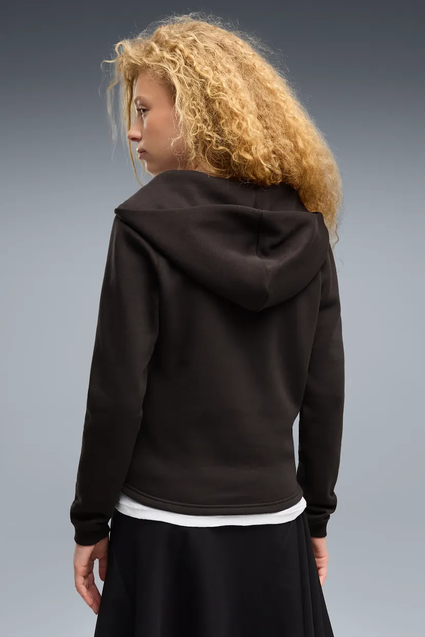Жіноче чорне худі Select Essentials Full-Zip Hoodie Women 3