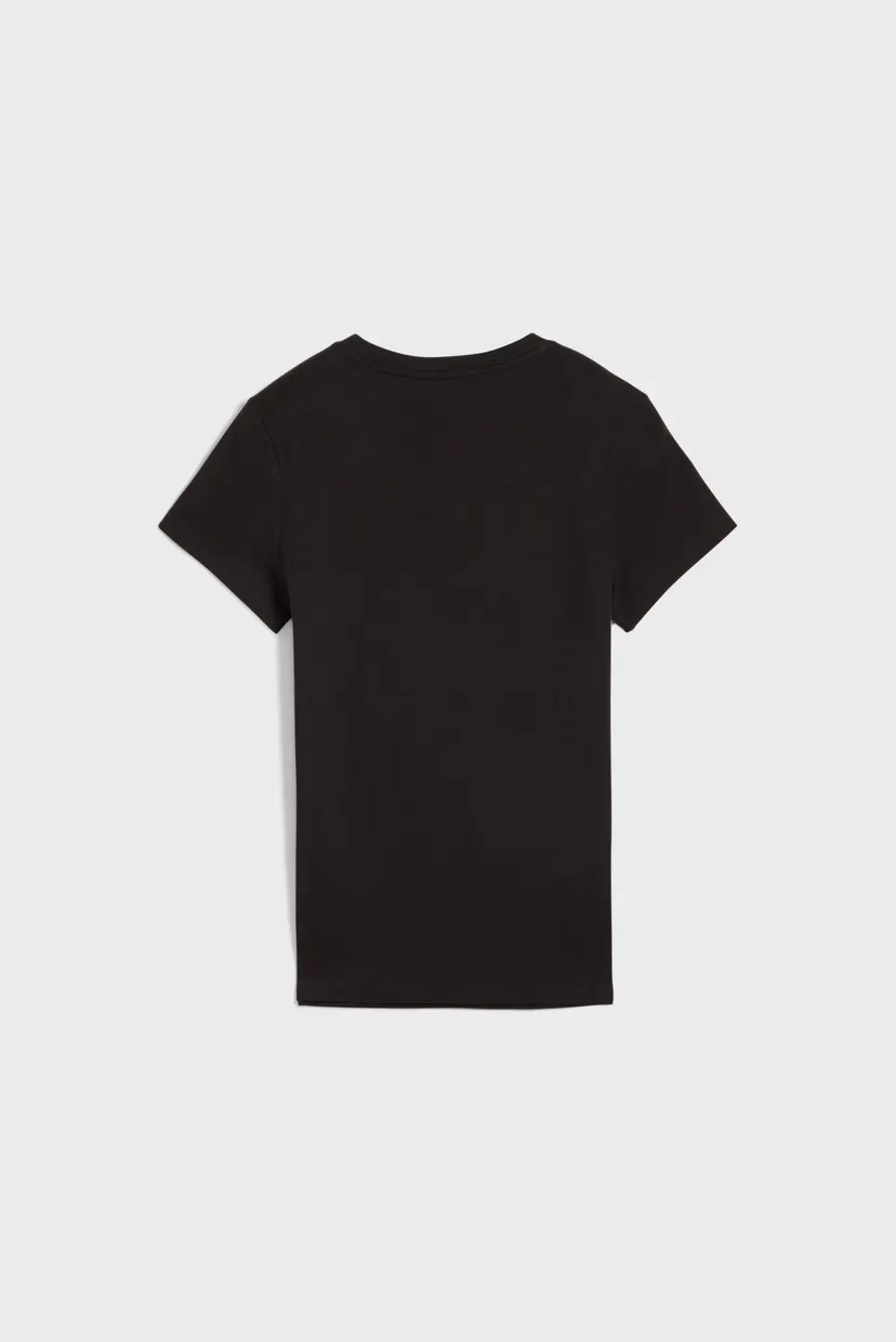 Женская черная футболка ESS No. 1 Logo Tee Women 5