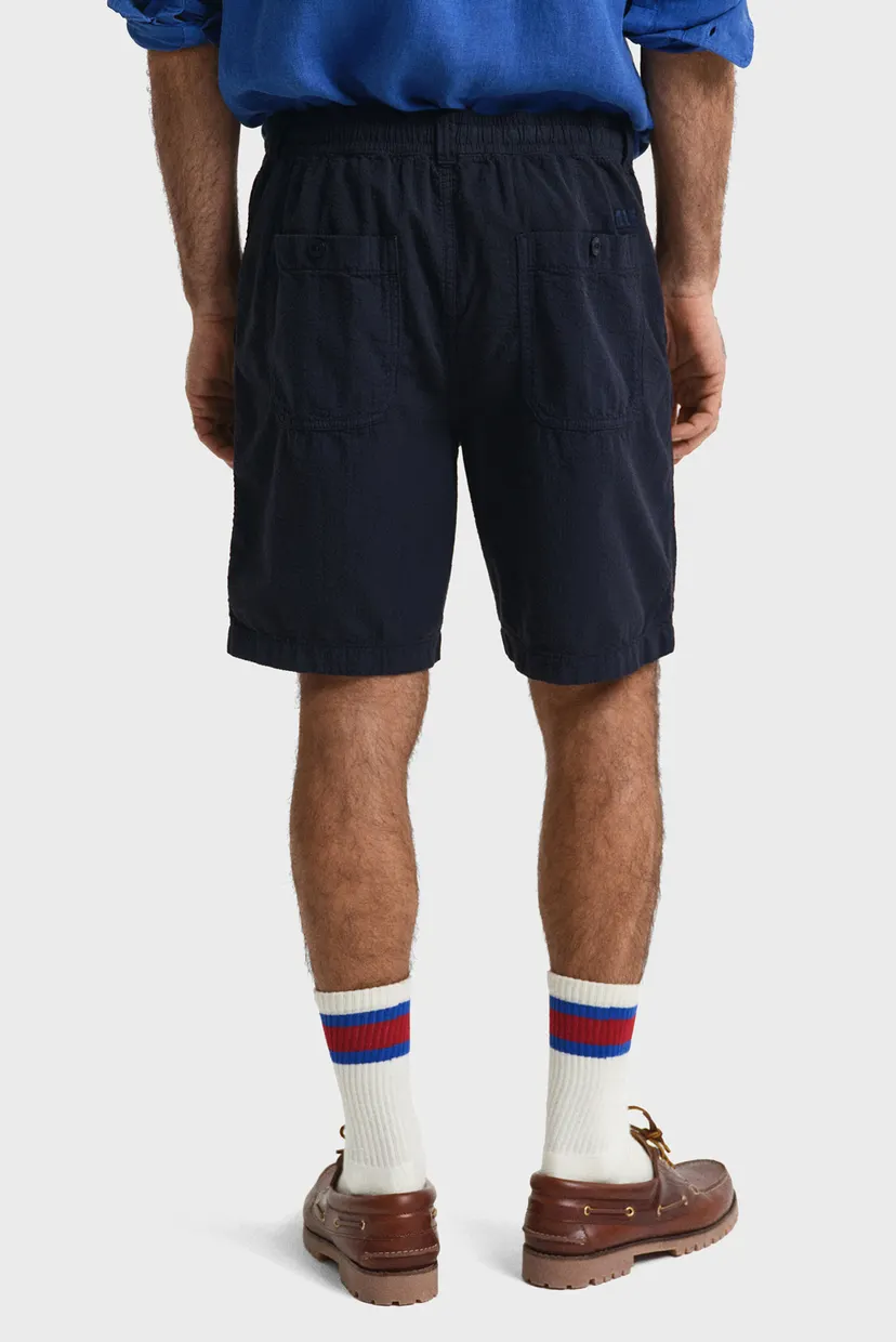 Мужские темно-синие шорты REG GMNT DYE SEERSUCKER SHORTS 3