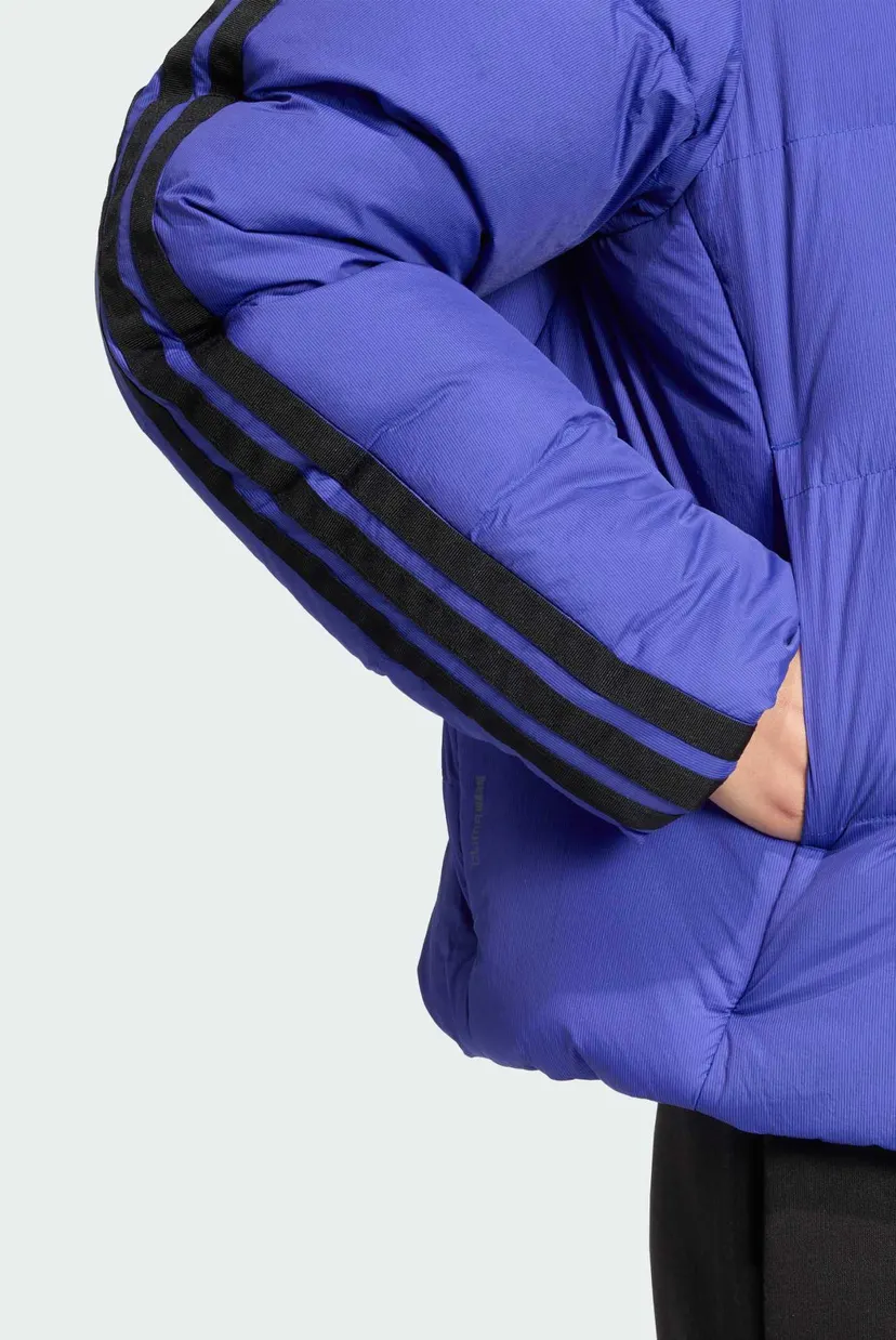 Жіночий фіолетовий пуховик Essentials Climawarm 3-Stripes 5