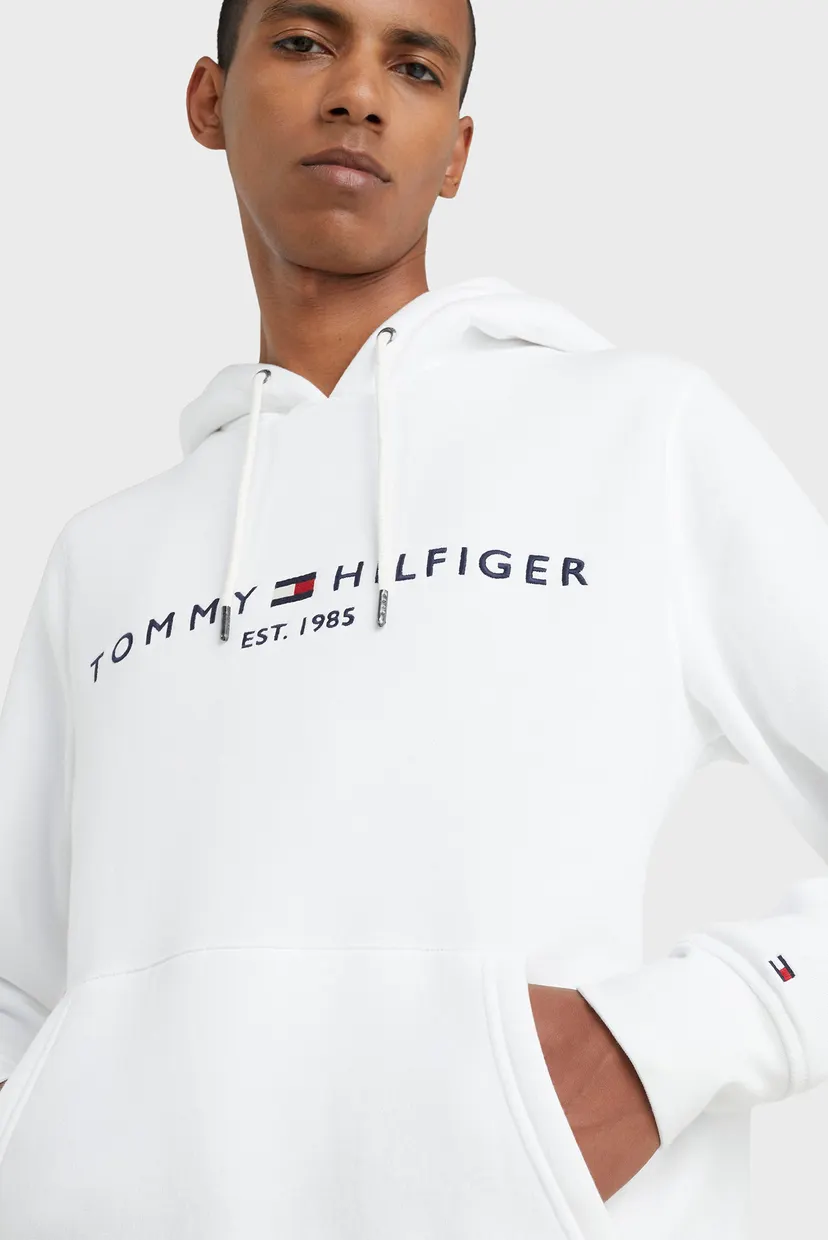 Чоловіче біле худі TOMMY LOGO 4