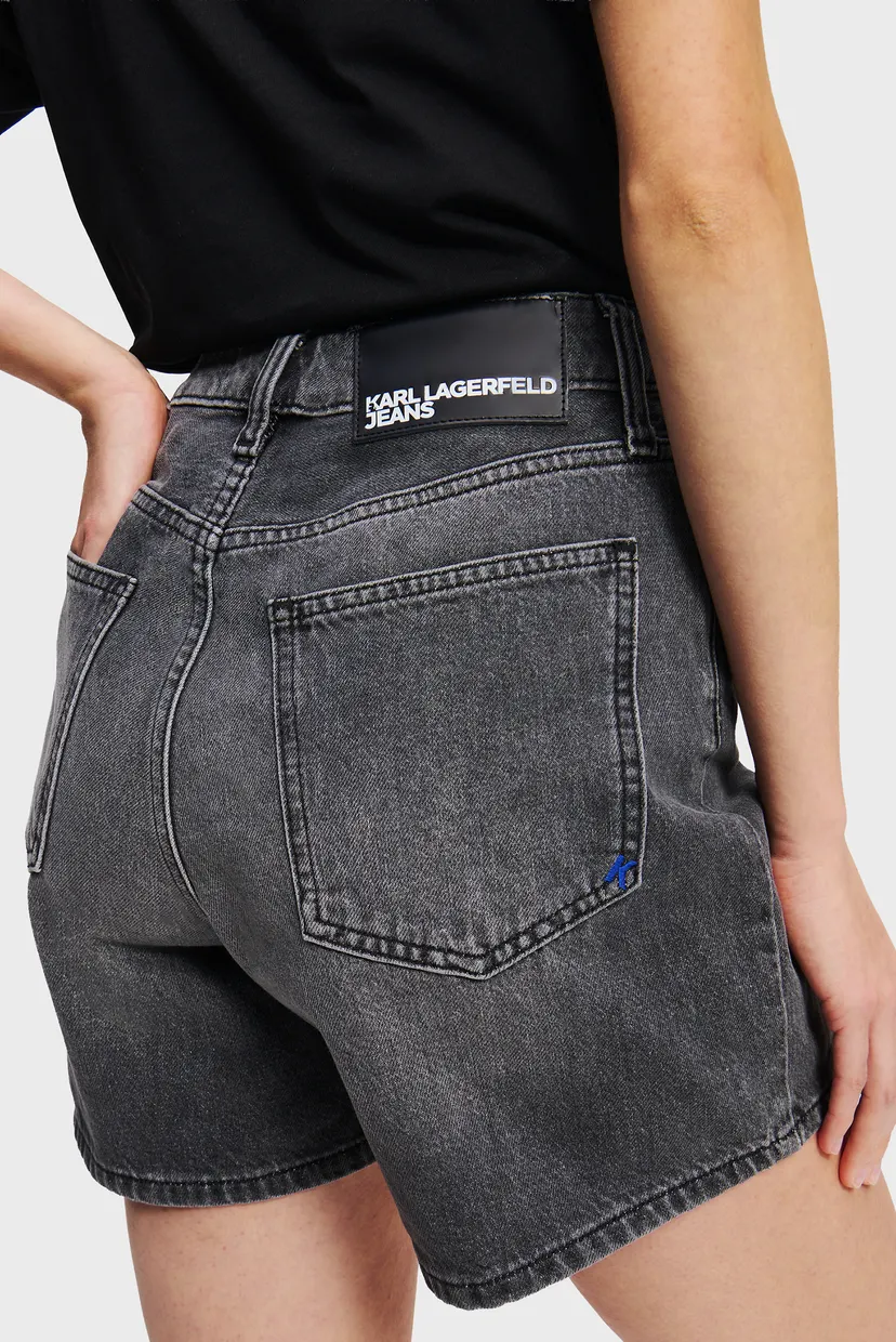 Женские темно-серые джинсовые шорты HR DENIM 3