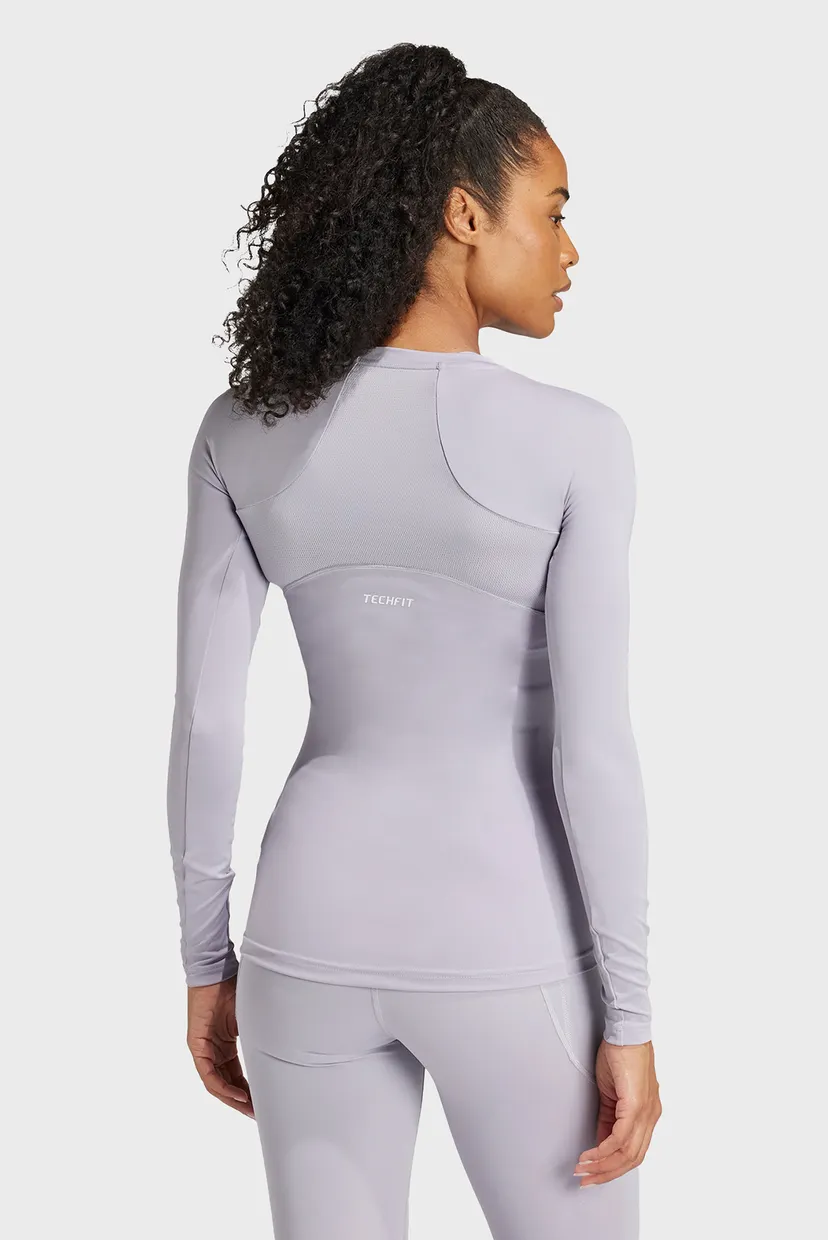 Жіночий сірий лонгслів Techfit Training adidas IX3262 — MD-Fashion