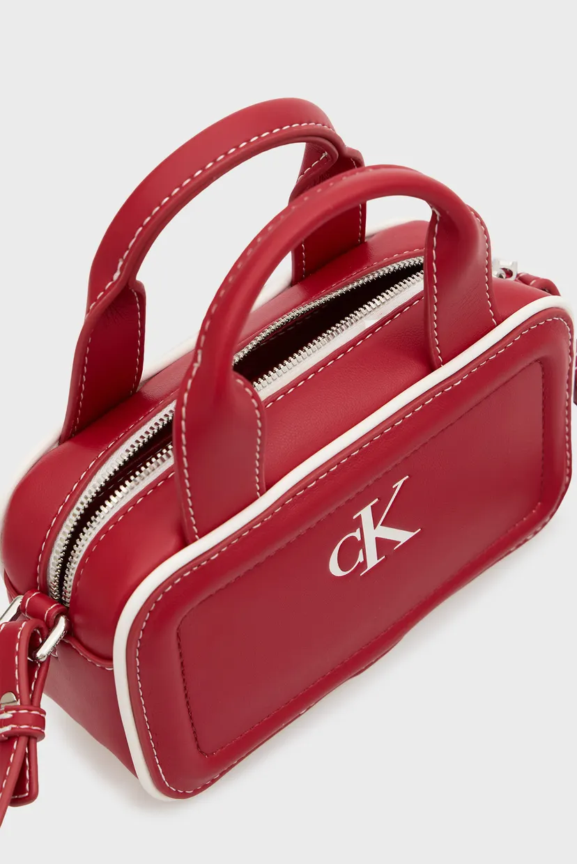 Жіноча червона сумка CONTRAST MINI BAULETTO 6