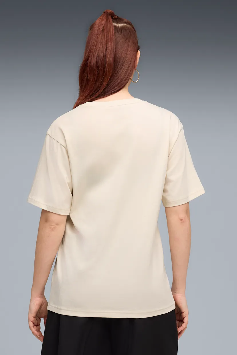 Жіноча бежева футболка Essentials Graphics Animal Relaxed Tee Women 3
