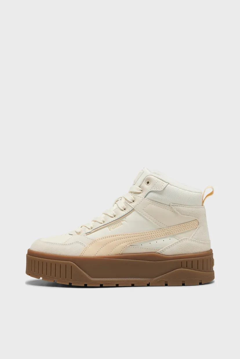 Женские белые кожаные кроссовки Karmen II Idol Mid WTR Sneakers Women 3
