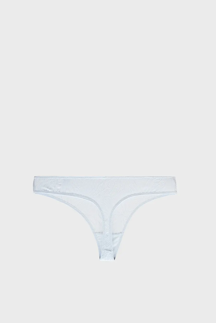 Женские голубые трусики THONG 7