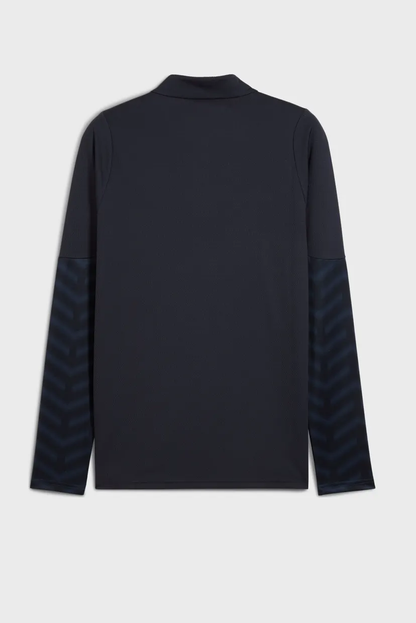 Чоловічий темно-синій лонгслів individualCUP Football Quarter-Zip Top Men 7