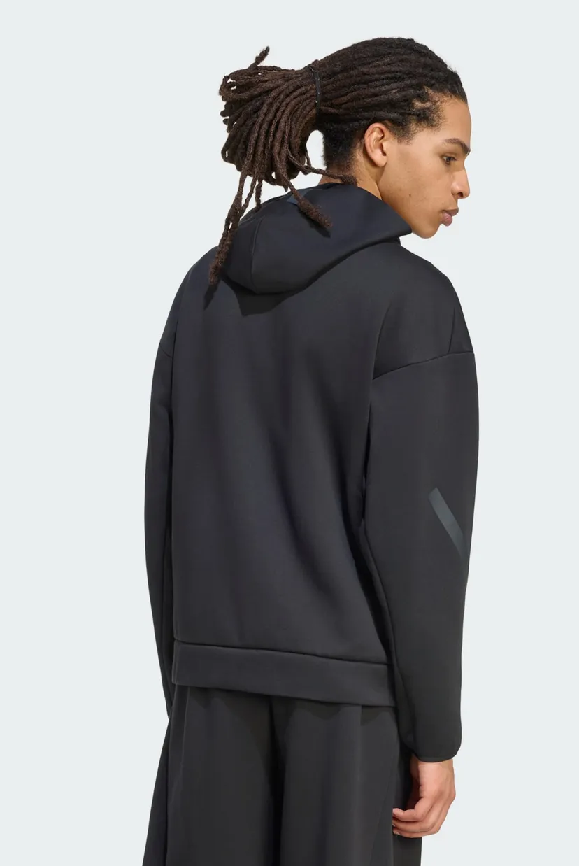 Мужское черное худи ADIDAS Z.N.E. FULL ZIP 3