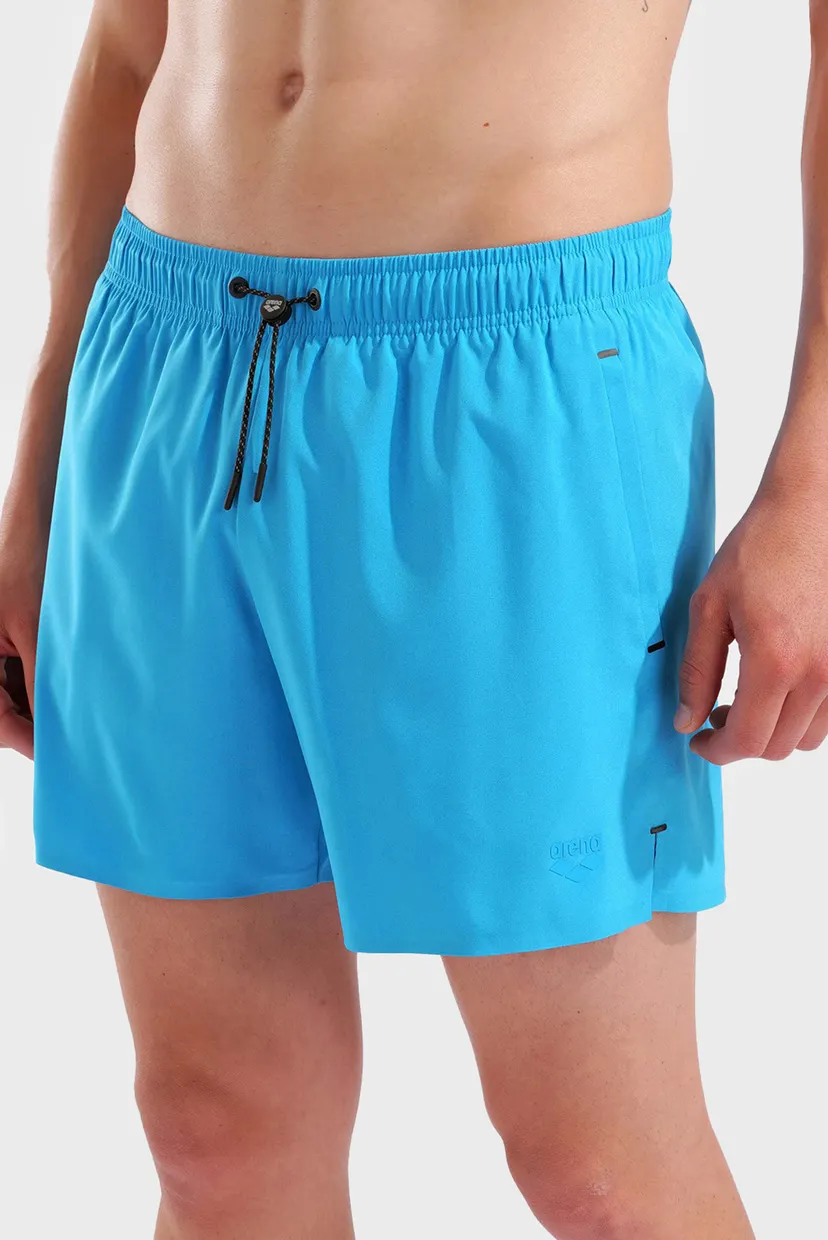 Мужские голубые плавательные шорты EVO BEACH SHORT SOLID 4