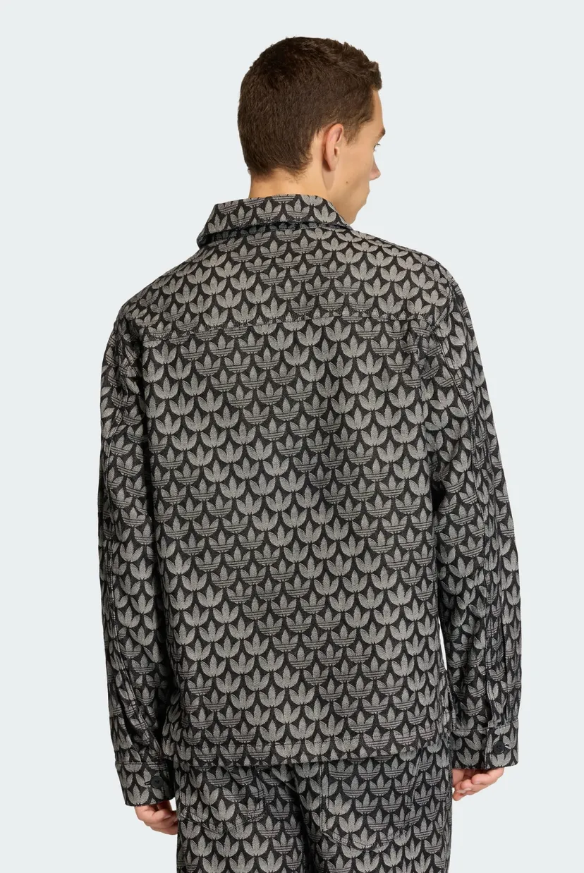 Мужская рубашка с узором DENIM MONOGRAM 3