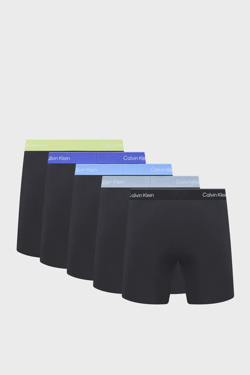 Мужские черные боксеры (5 шт) BOXER BRIEF 7