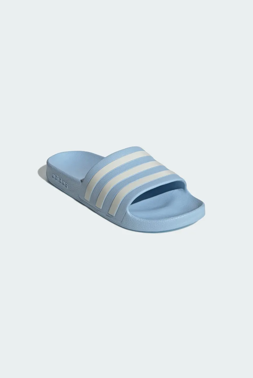 Женские голубые слайдеры Adilette Aqua 4