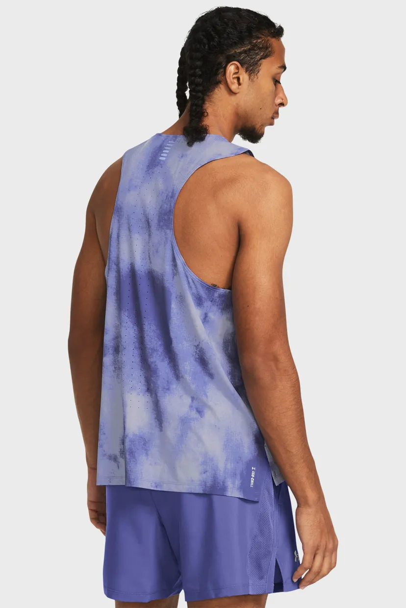 Чоловіча фіолетова майка UA LAUNCH ELITE PRT SINGLET 3