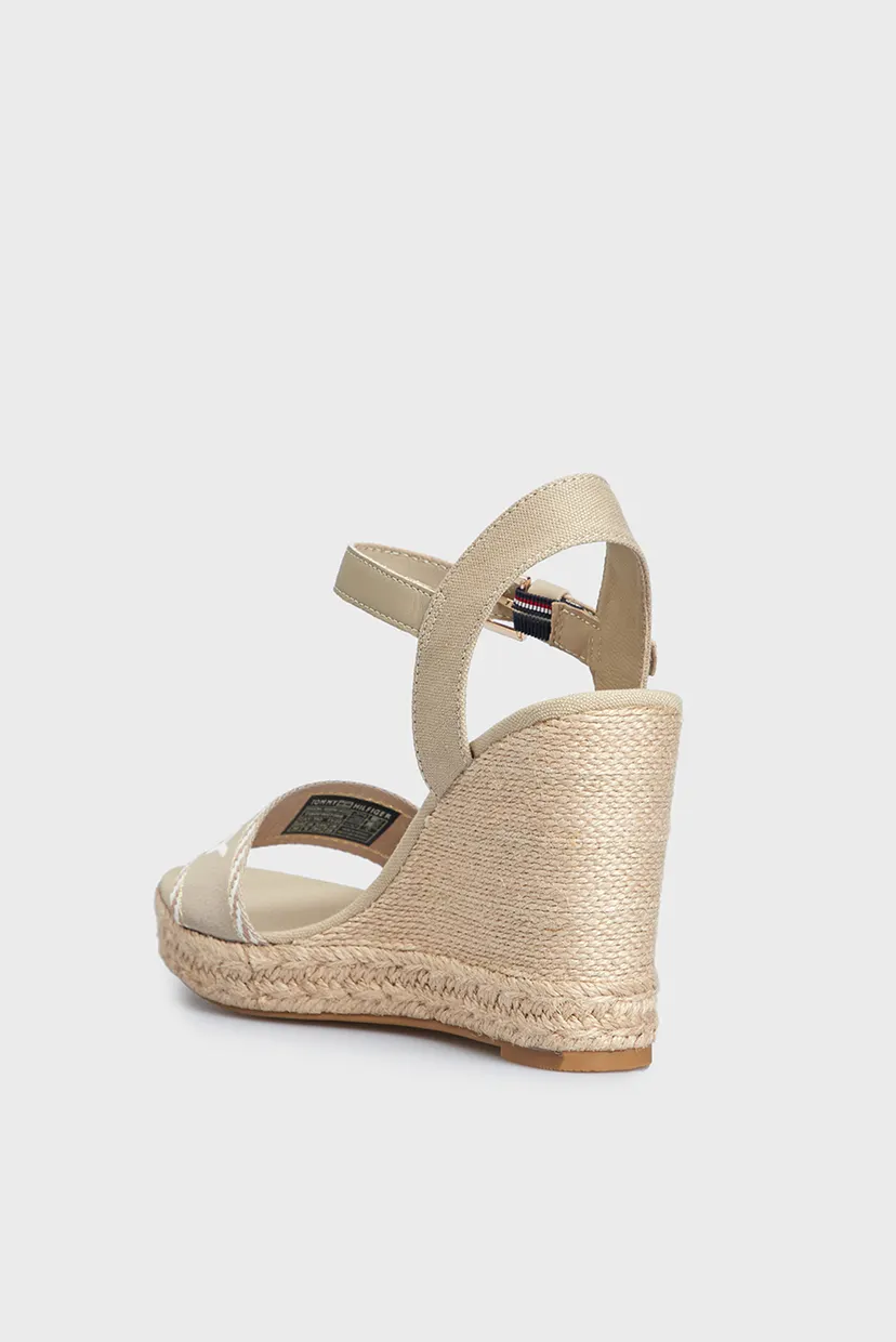 Женские бежевые босоножки SEASONAL WEBBING WEDGE 5