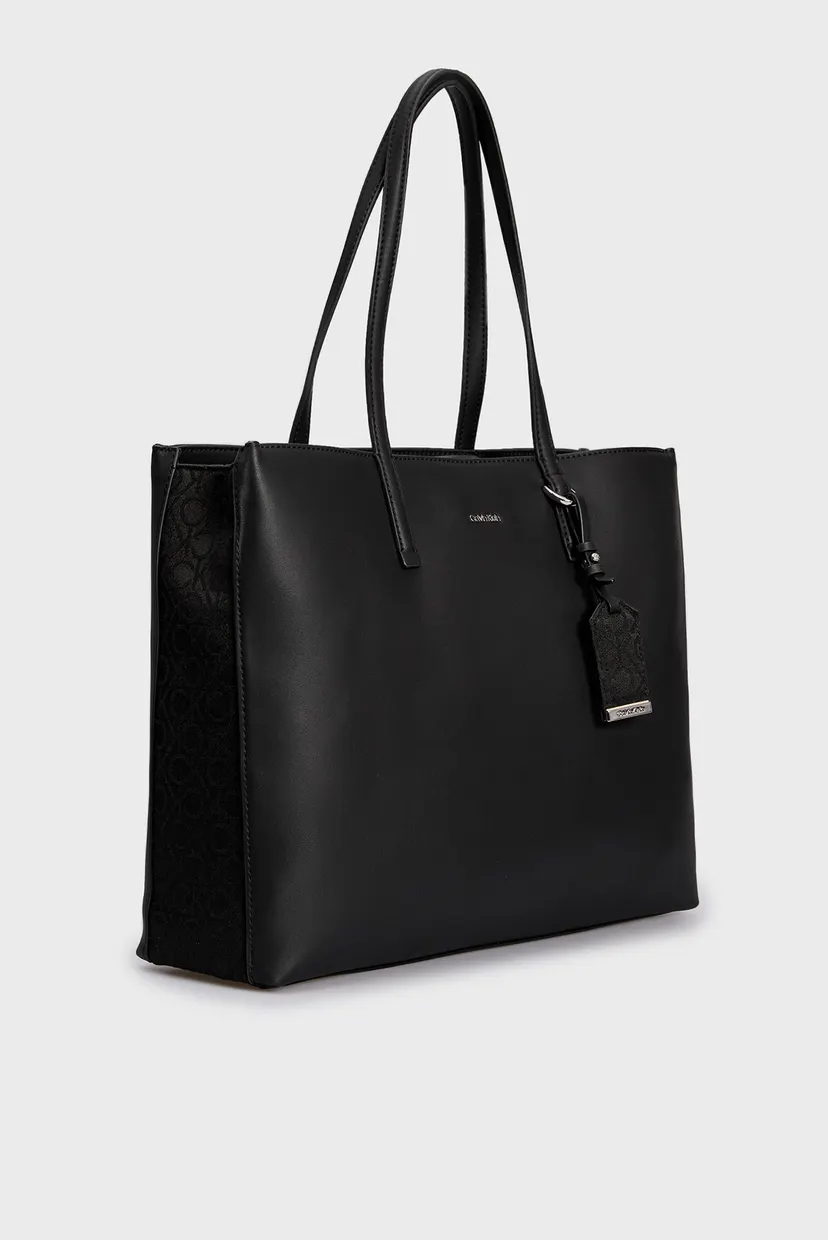 Жіноча чорна сумка CK MUST MEDIUM SHOPPER_JCQ 3