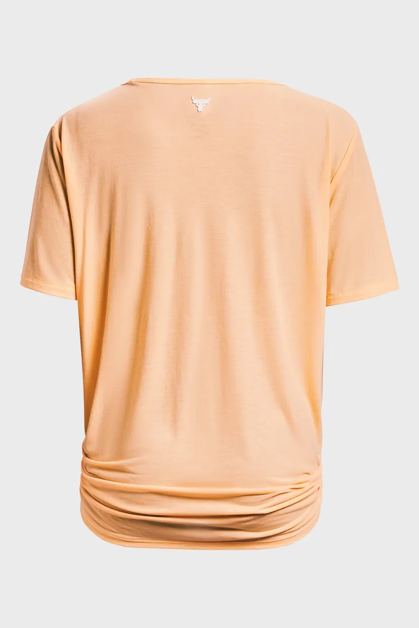 Женская персиковая футболка Pjt Rck Completer Deep V T 6