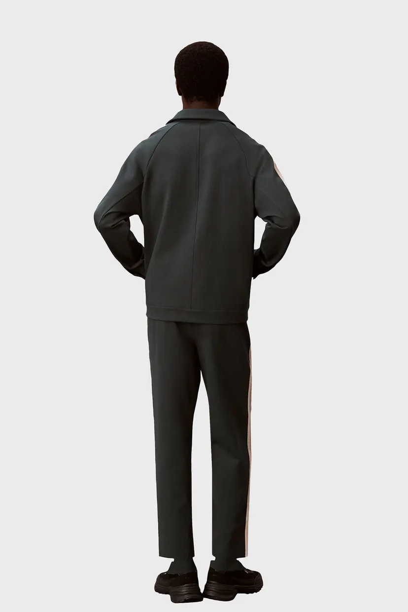 Чоловічі зелені спортивні штани LUXE PONTE TRACKPANT 3