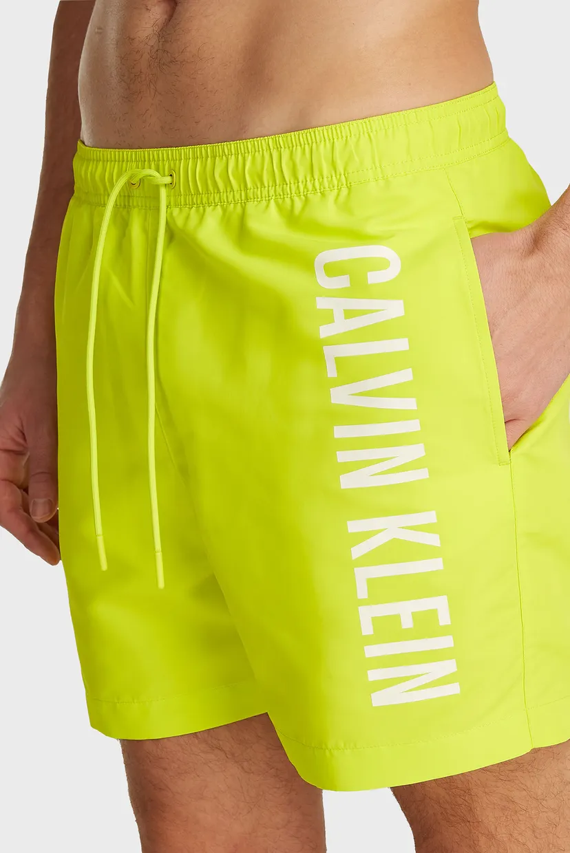 Мужские салатовые плавательные шорты MEDIUM DRAWSTRING 4