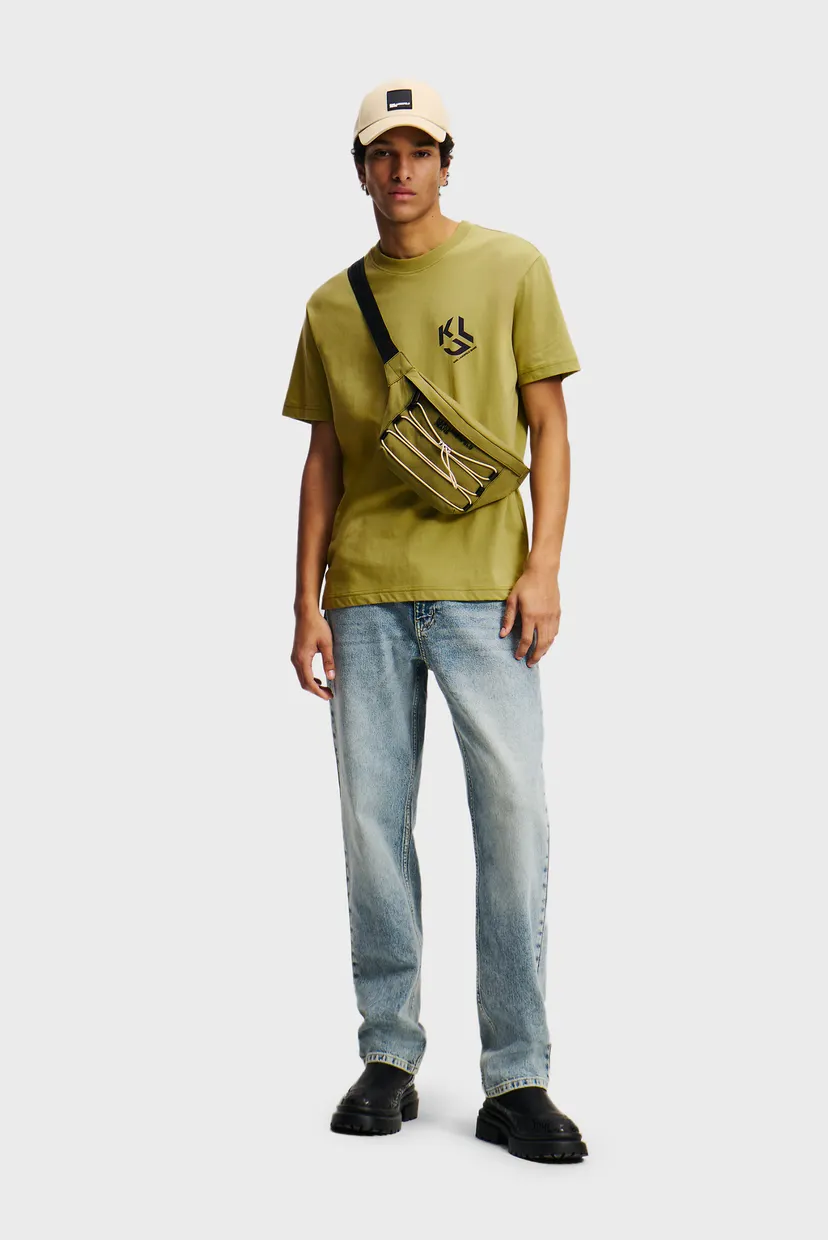 Чоловічі блакитні джинси straight denim 3
