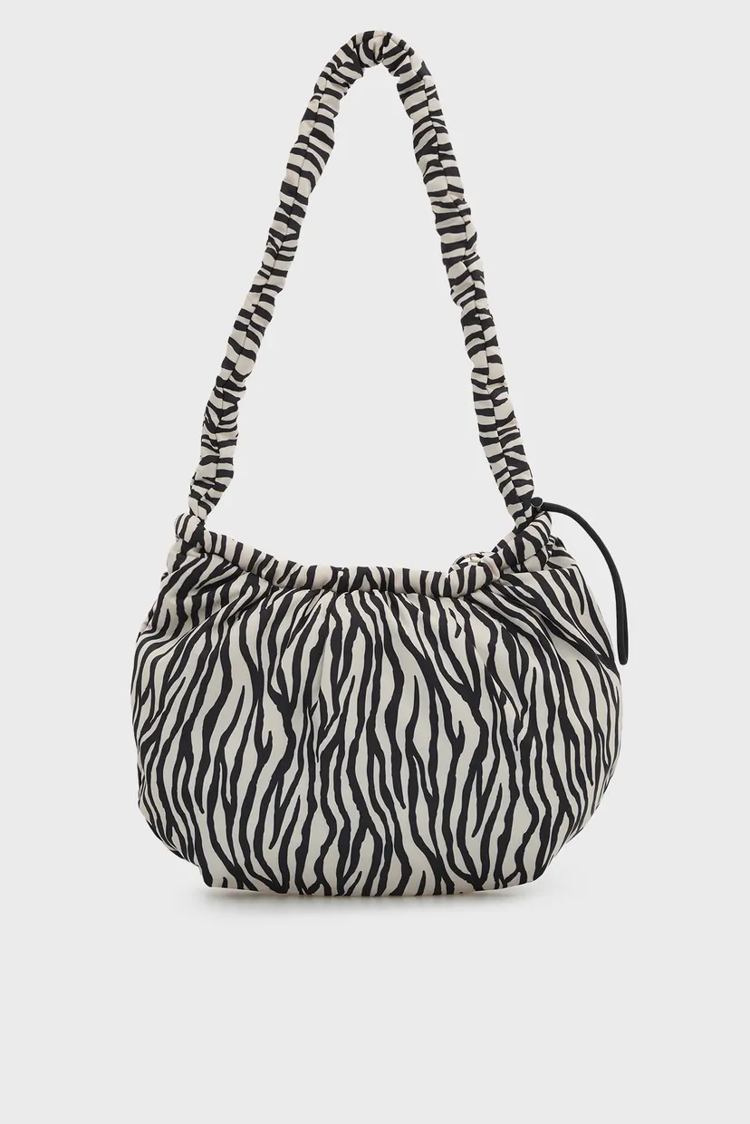 Женская сумка с узором ICON CHARMS ZEBRA HOBO 4