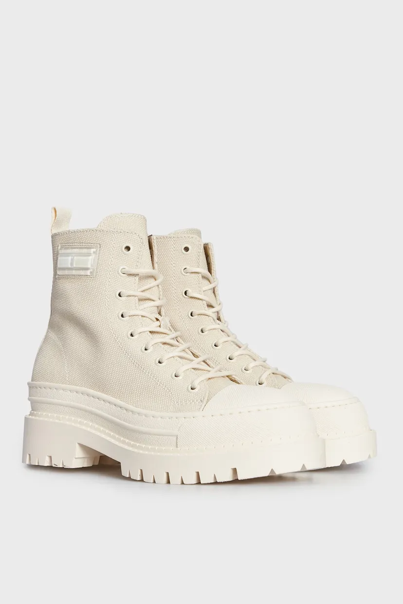 Жіночі бежеві черевики TJW FOXING CANVAS BOOT 3