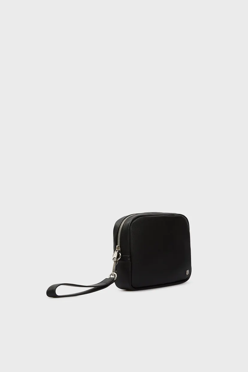 Мужская черная сумка JEANS HARDWARE ZIP POUCH 3