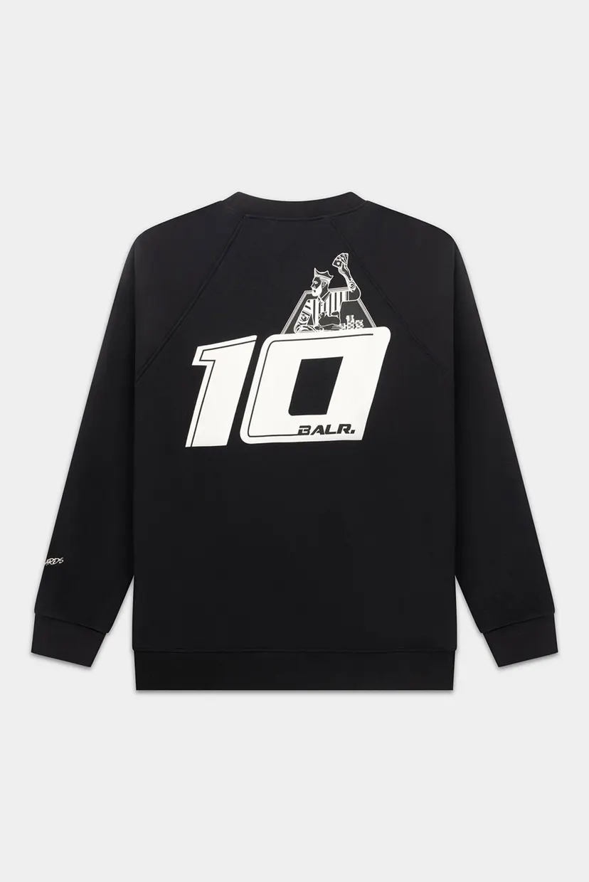 Чоловічий чорний світшот The Club Box Fit Crewneck 8