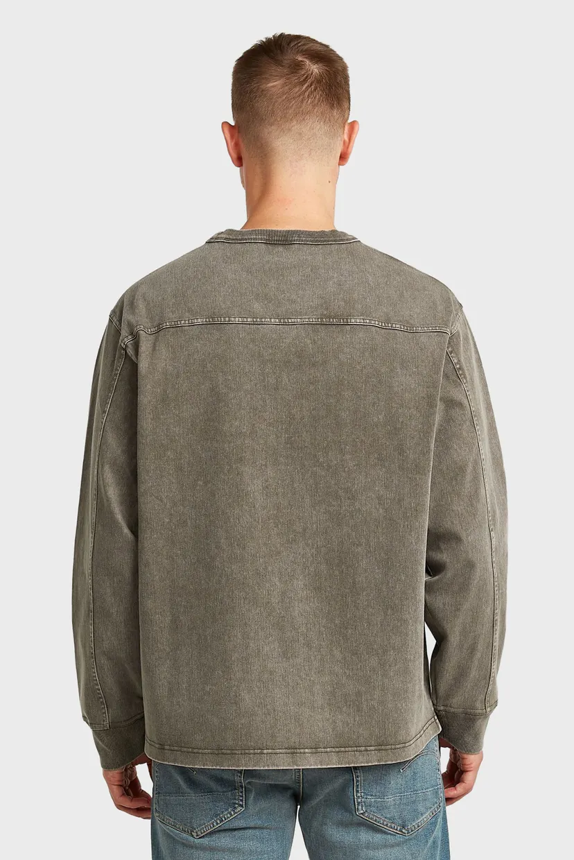 Чоловічий коричневий світшот Washed 3