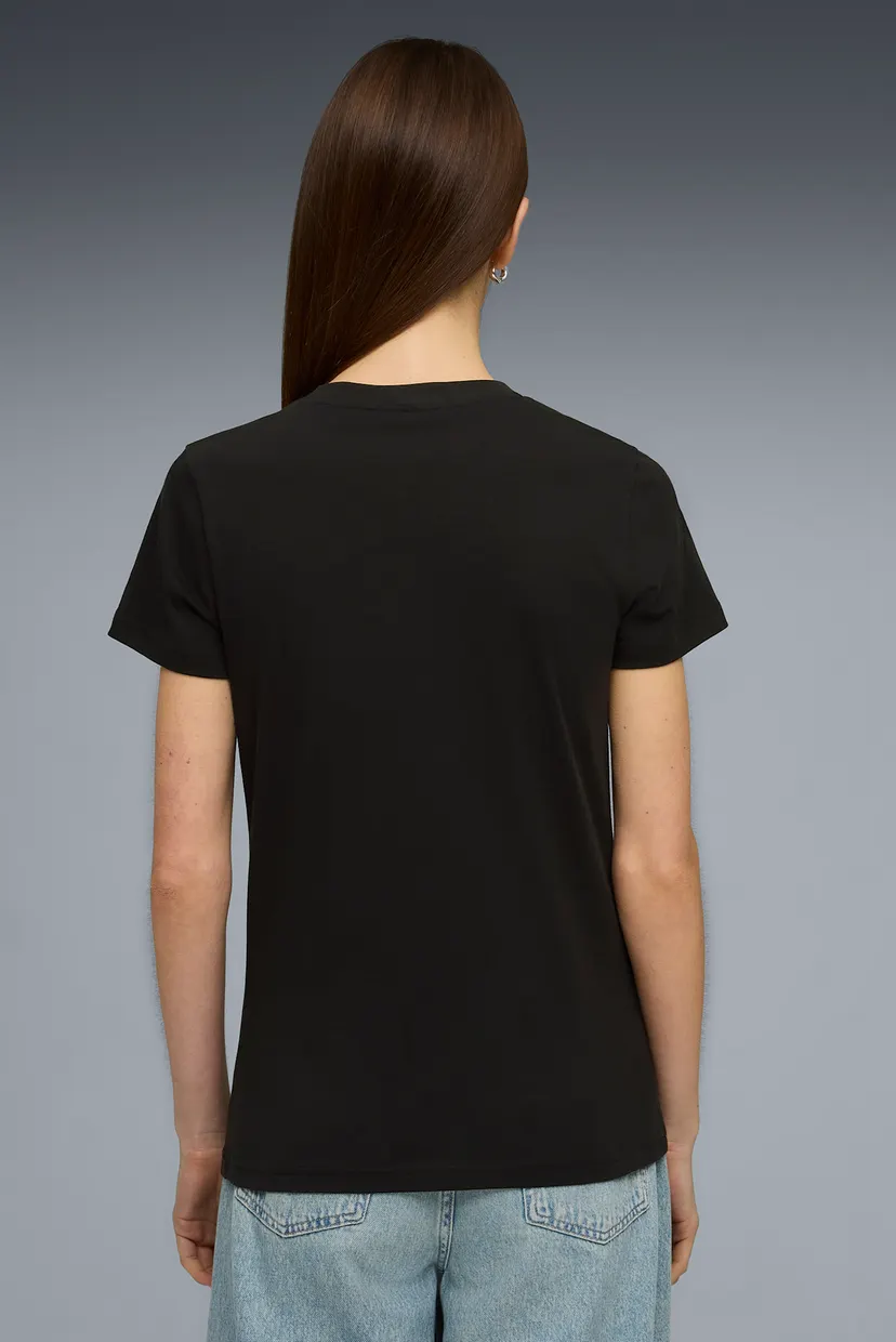 Жіноча чорна футболка Essentials Script Tee Women 3