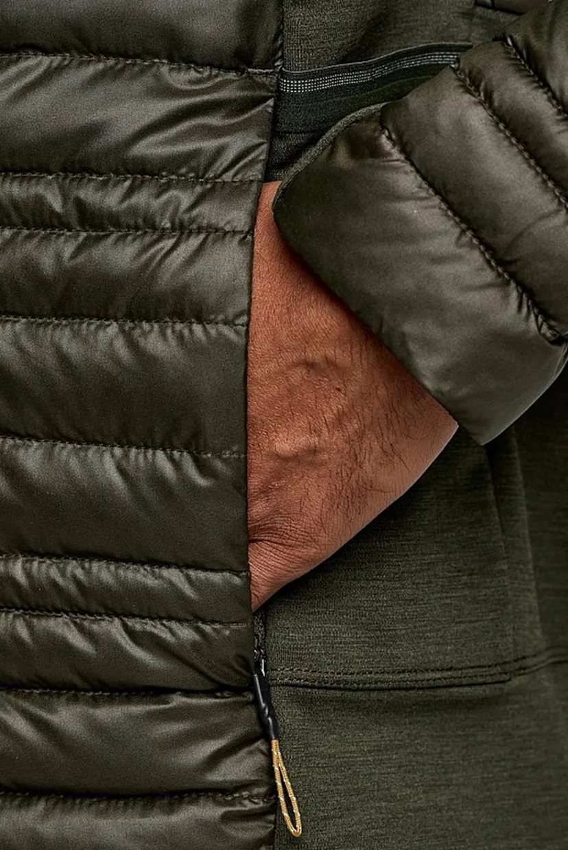 Чоловіча темно-зелена куртка SOLSTICE OYSTERPUFF JACKET 5