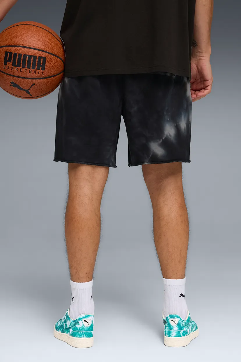 Черные шорты с узором What The Fun Relaxed Basketball Shorts Unisex (унисекс) 3