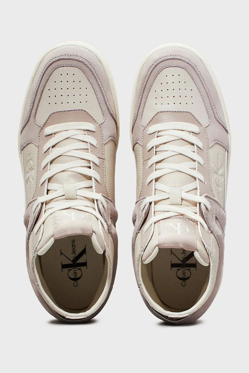 Женские бежевые хайтопы BASKET CUPSOLE MID ML MIX 4