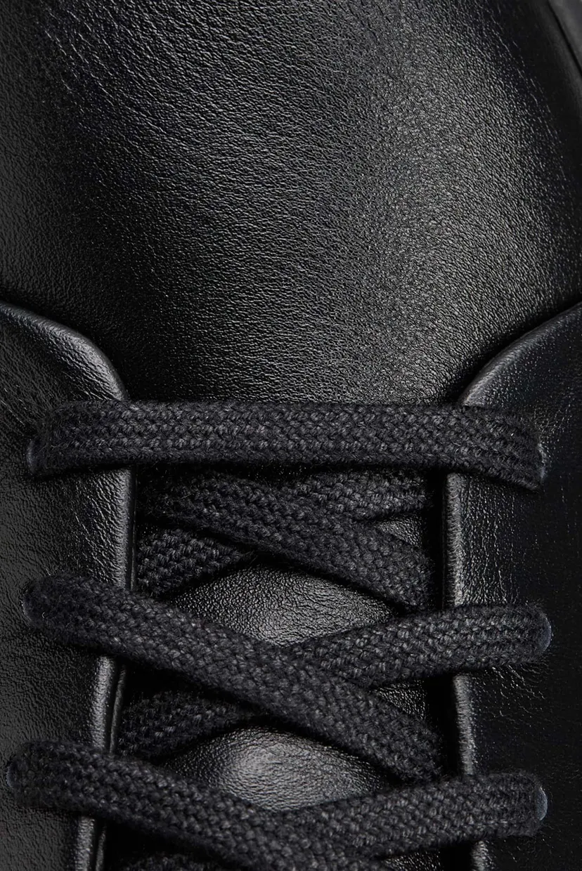 Чорні шкіряні снікерси Y-3 Stan Smith 7
