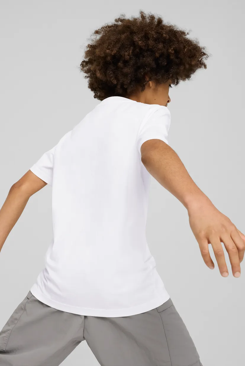 Детская белая футболка WARDROBE ESS Tee Youth 3