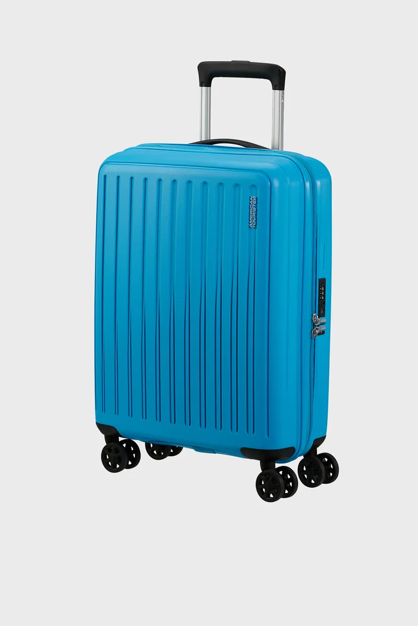 Блакитна валіза 55 см REJOY AZURE BLUE 3