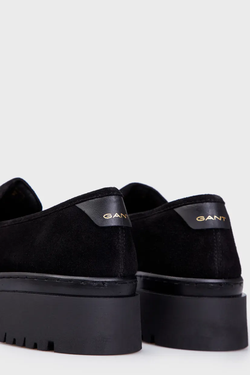 Жіночі чорні замшеві лофери Aligrey Gant 29573766 — MD-Fashion