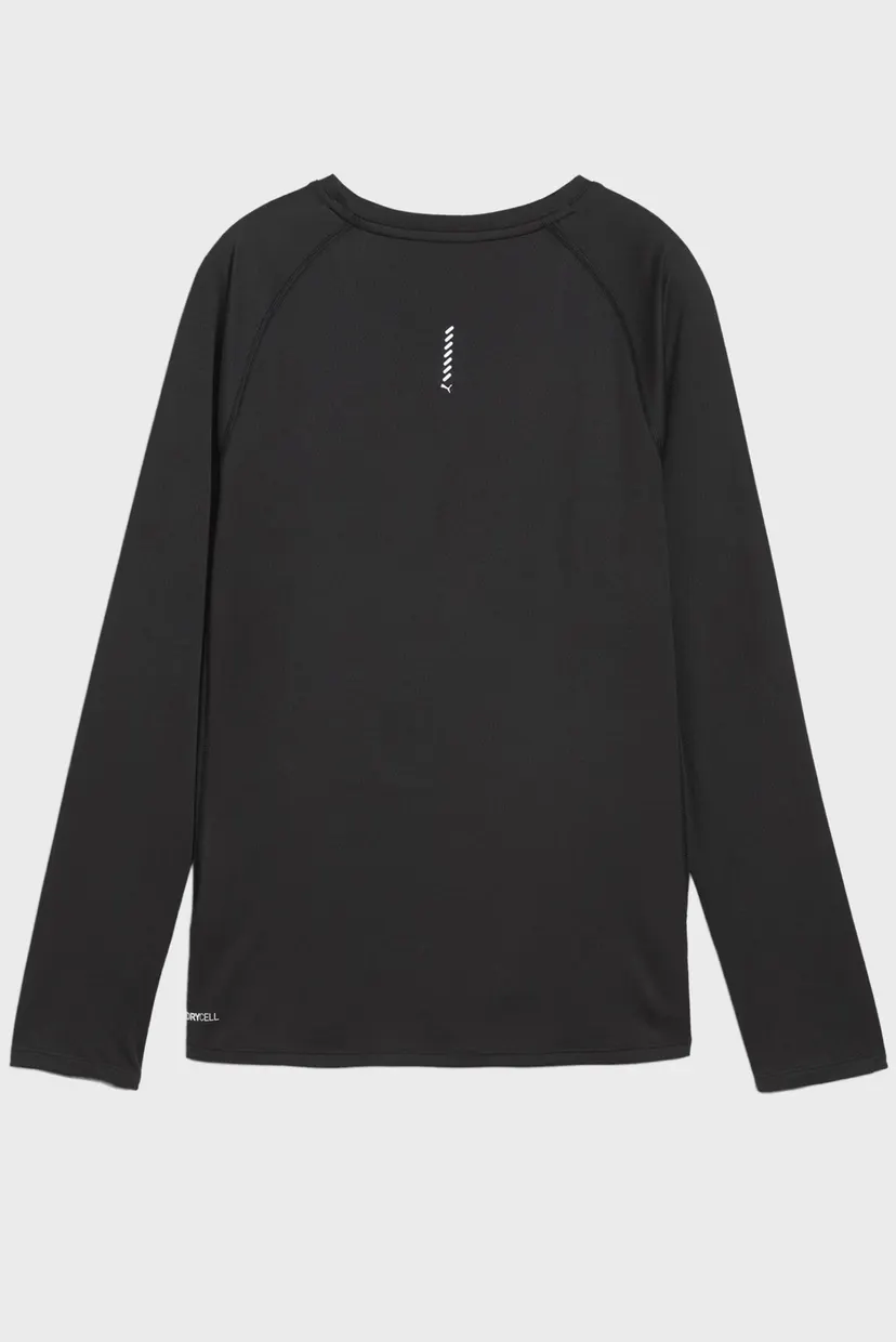 Женский черный лонгслив VELOCITY Long Sleeve Running Top Women 7