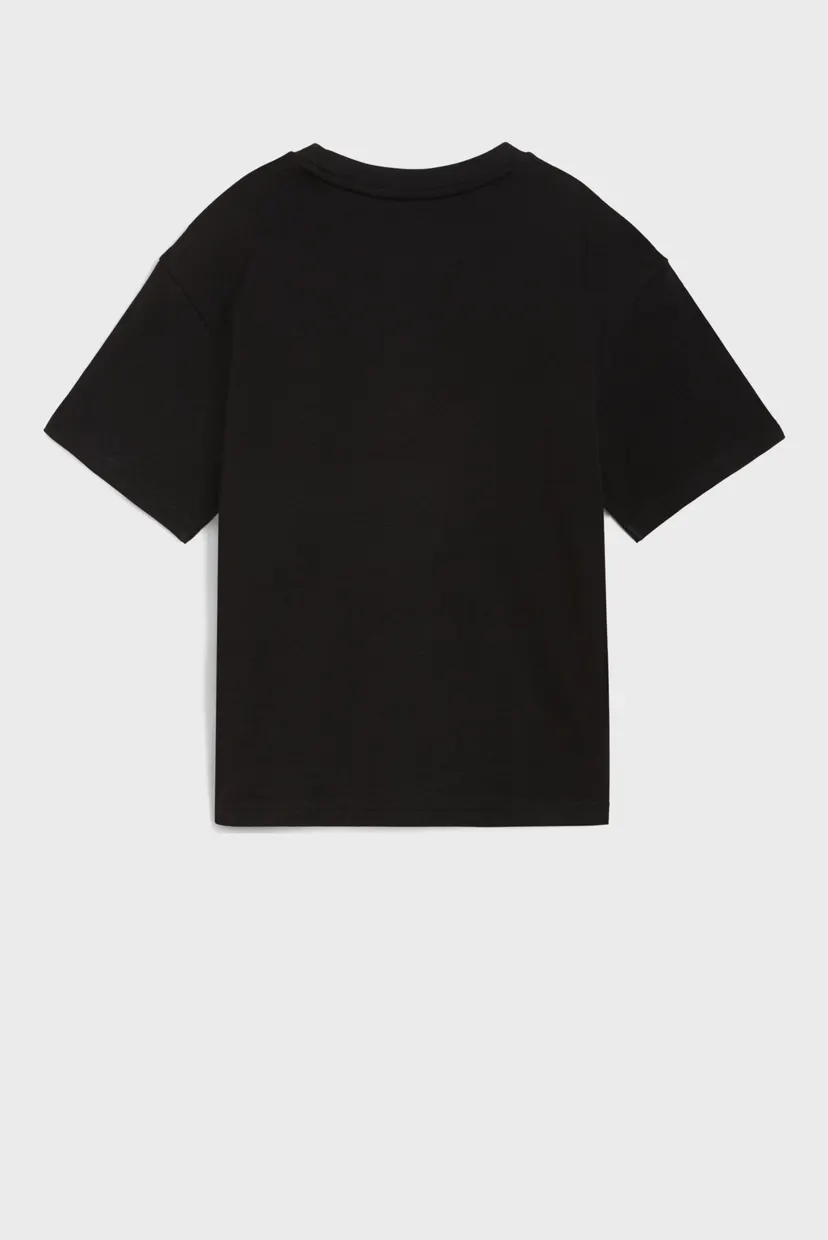 Детская черная футболка WARDROBE ESS Boxy Tee Youth 4