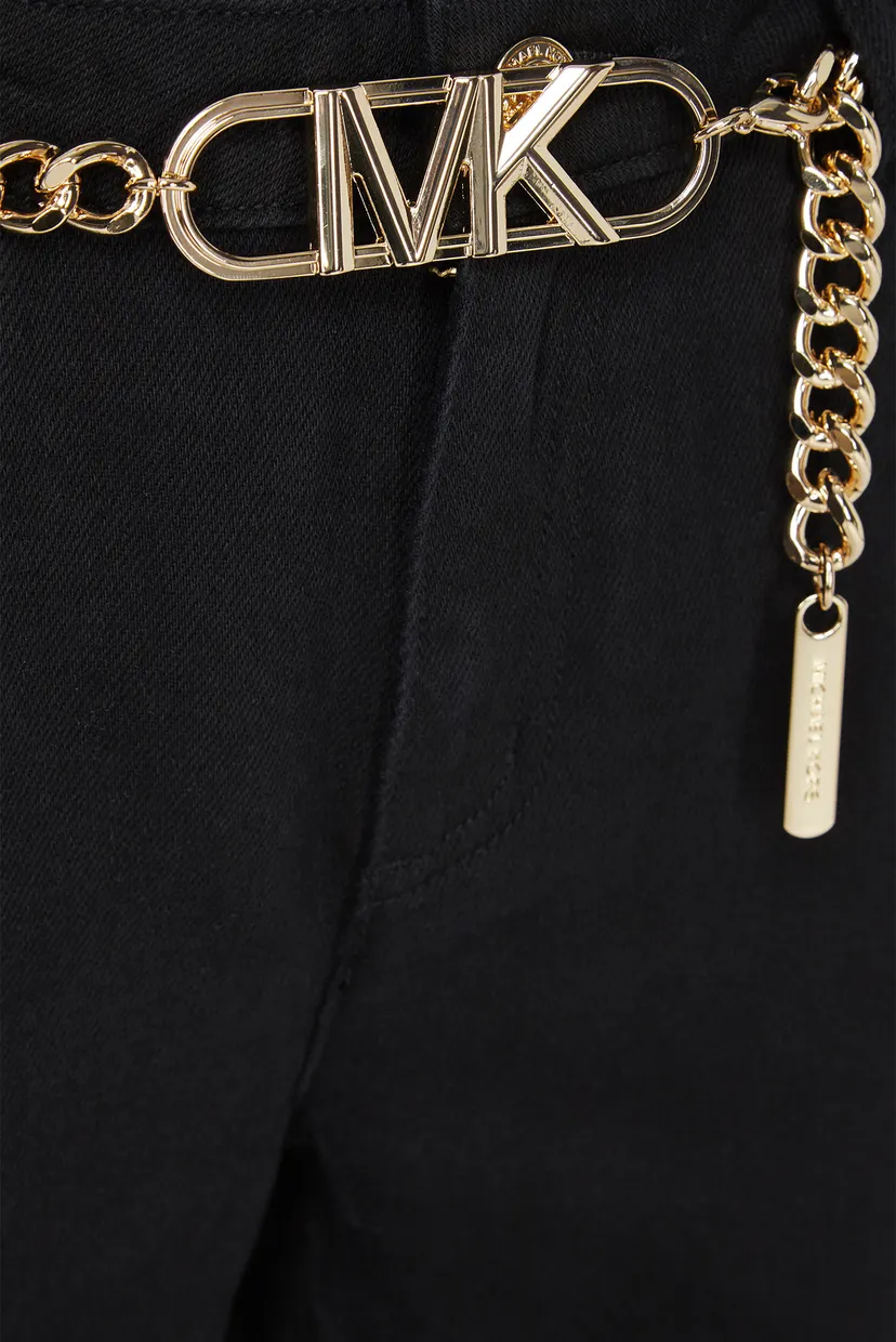 Женские черные джинсы FLARE CHAIN BELT DNM JEAN 3