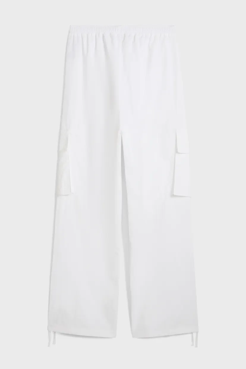 Жіночі білі спортивні штани WARDROBE ESS Relaxed Woven Cargo Pants Women 7