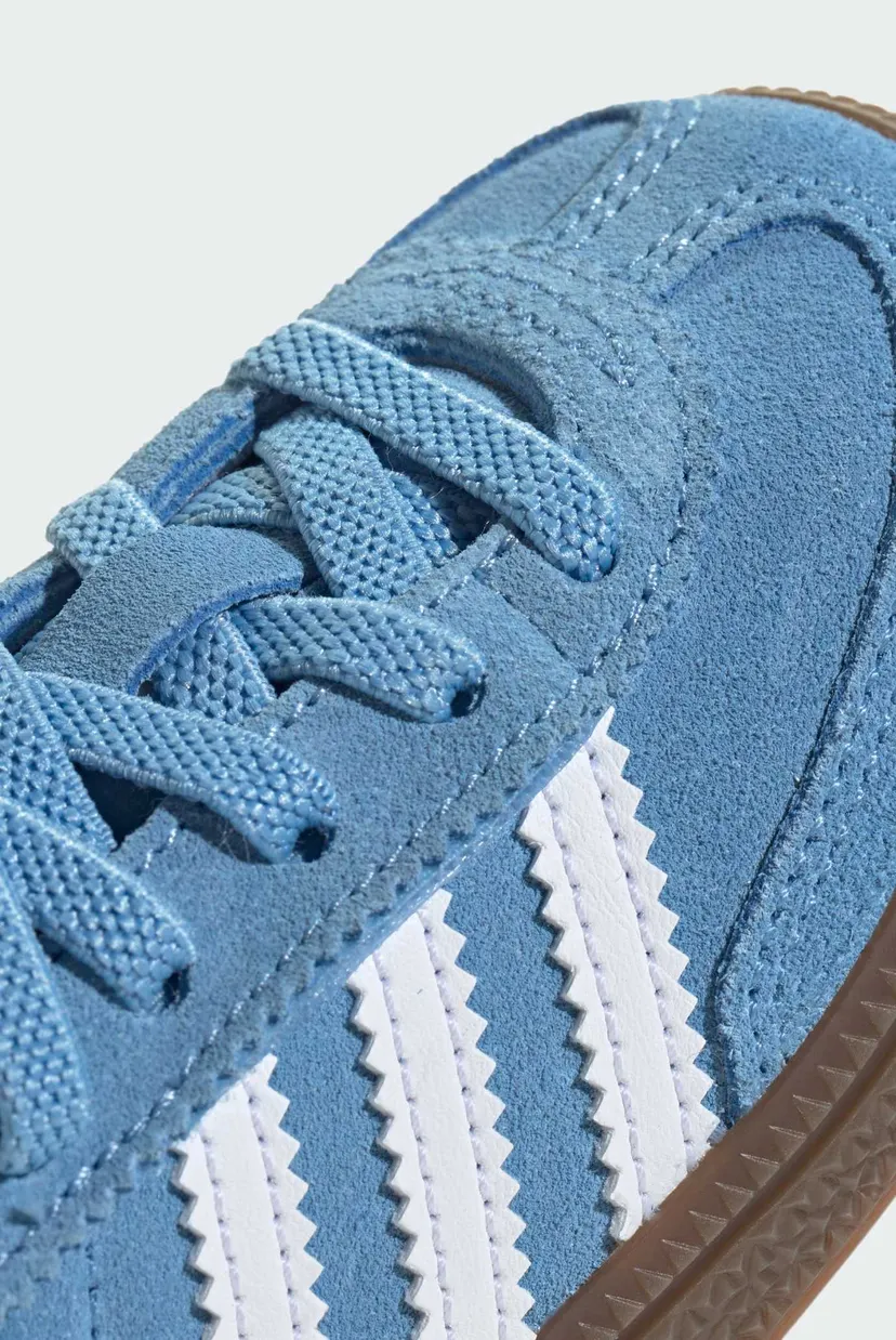 Дитячі блакитні замшеві снікерси Handball Spezial Comfort Closure Elastic Lace Kids 8