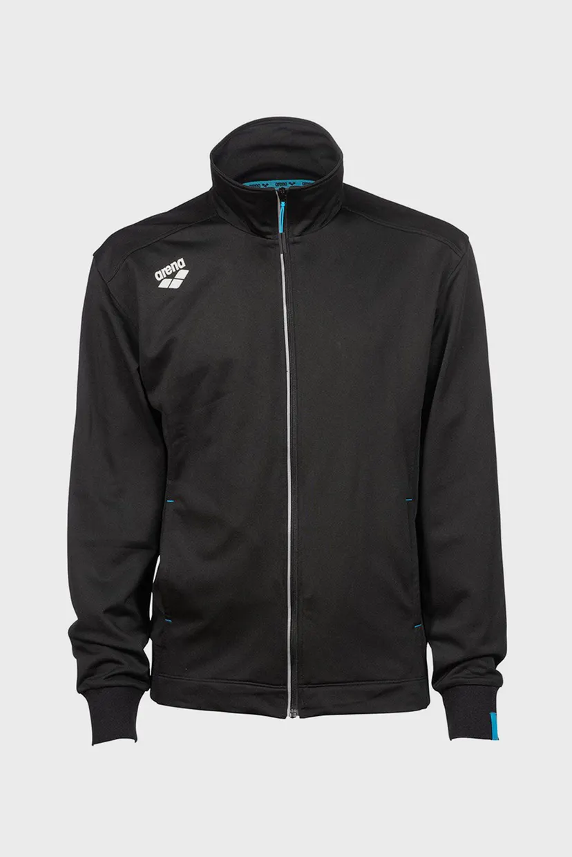 Черная спортивная кофта (унисекс) TEAM JACKET PANEL KNITTED POLY 9