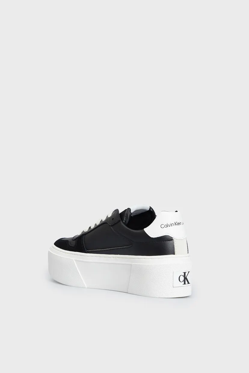 Женские черные сникерcы CUPSOLE FLATFORM MIX LTH WN 5