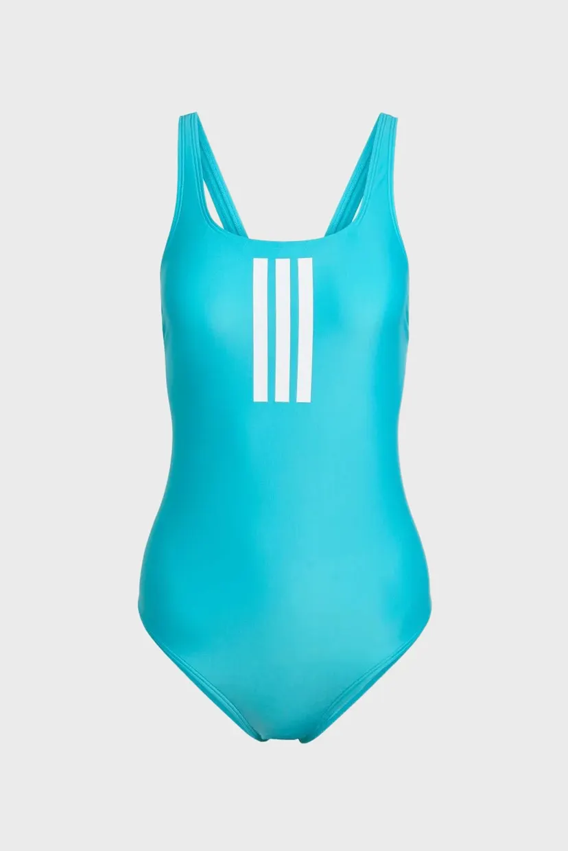 Жіночий бірюзовий купальник 3 STRIPES V-BACK 6