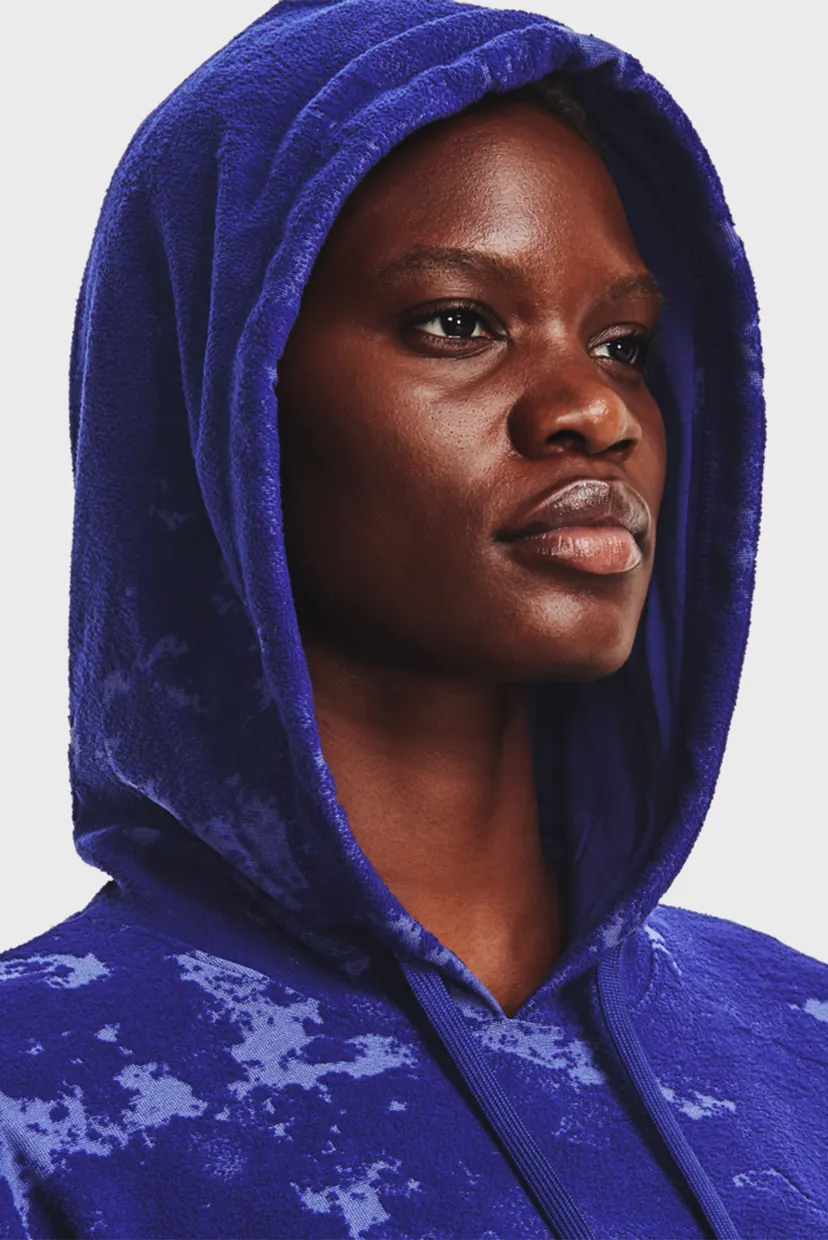 Женское синее худи Journey Terry Hoodie 4