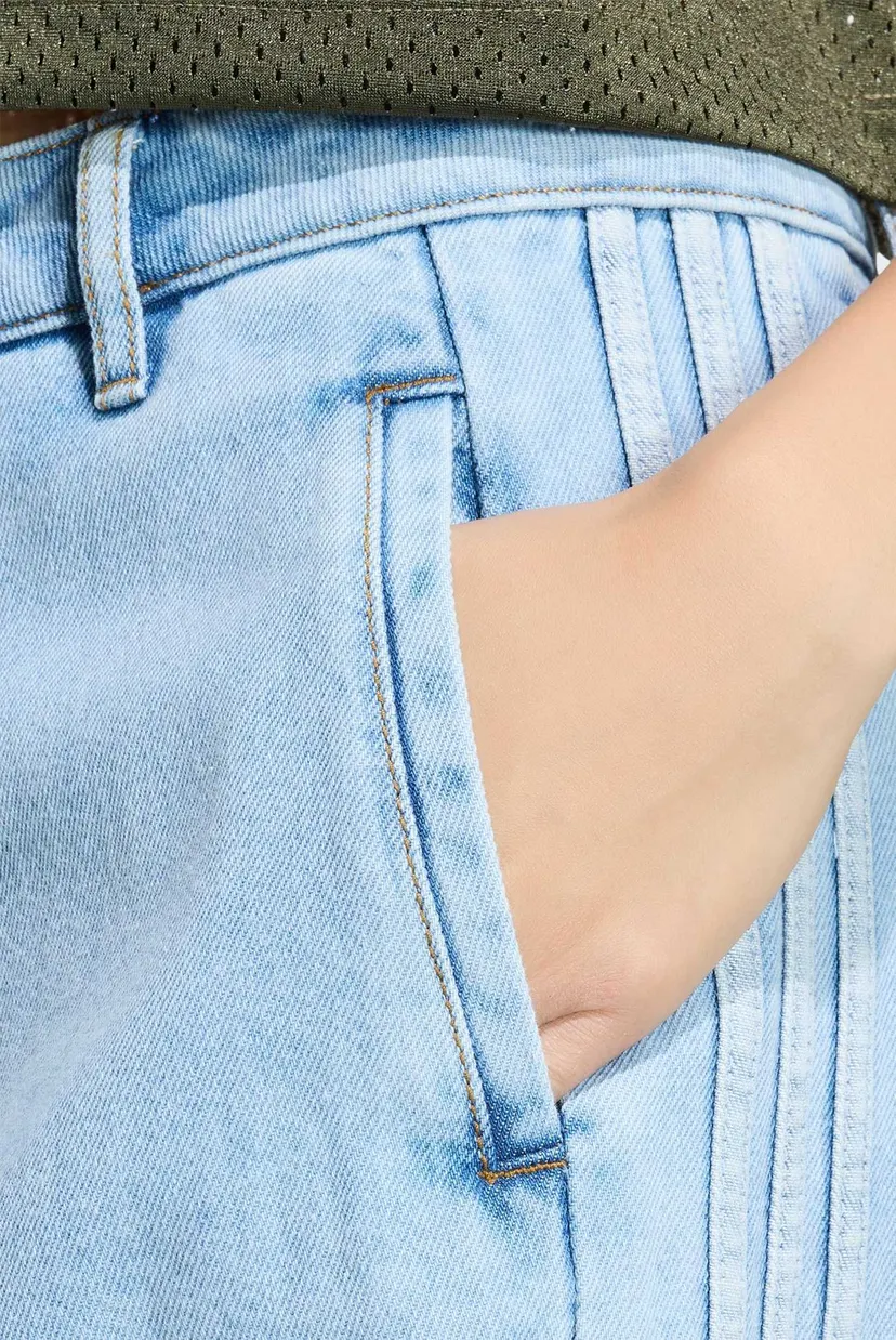 Женские голубые джинсы ADIBREAK MID-RISE WIDE-LEG DENIM 5