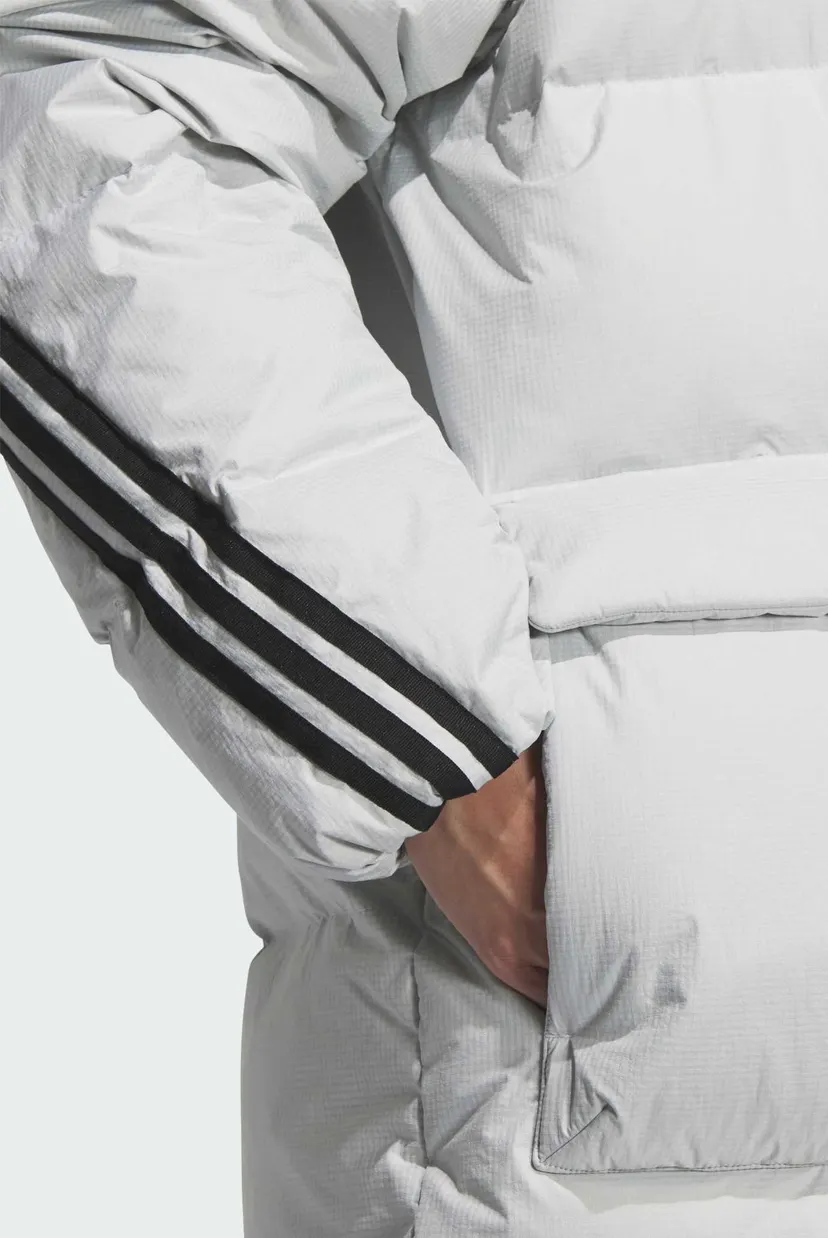 Белая куртка 3-Stripes Long Down (унисекс) 5
